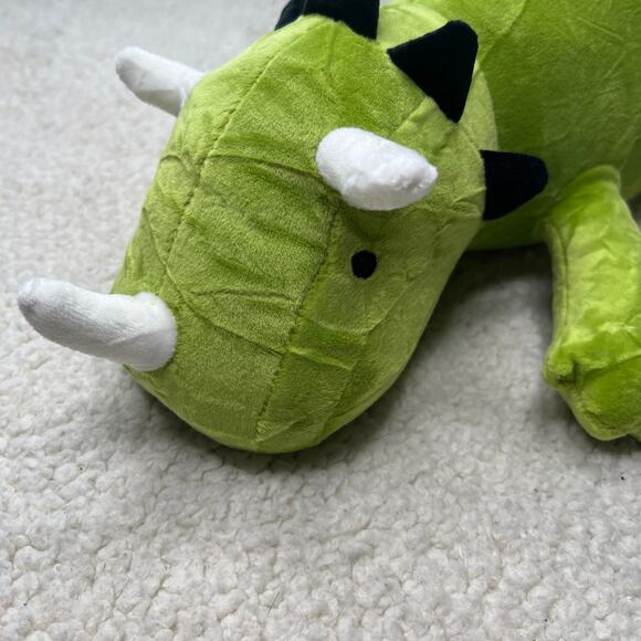 Weighted Dinosaur Plushie Pillow, Green, 16 Inch - Picture 2 of 7